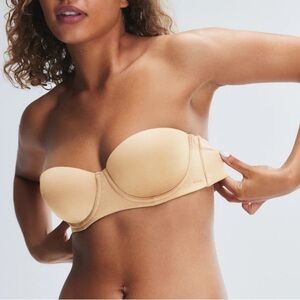 Savage X Fenty Strapless Bra Honey color NWT